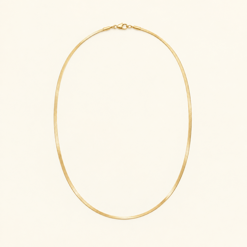 Mini-Cuban-Kette Gold Produktfoto