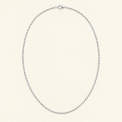 Boxy-Kette Silber Produktfoto