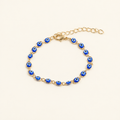 Dünnes Nazar-Armband Gold - Produktfoto