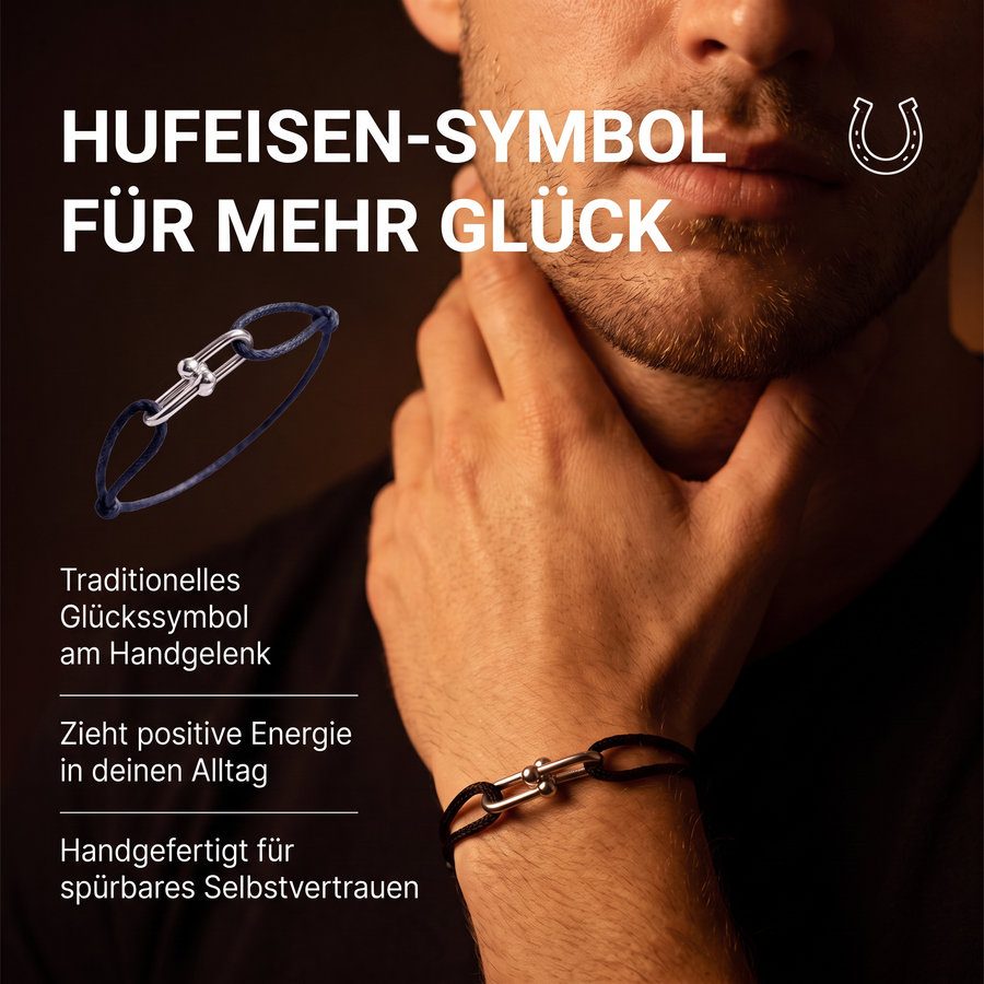 Hufeisen-Symbol fuer mehr Glueck